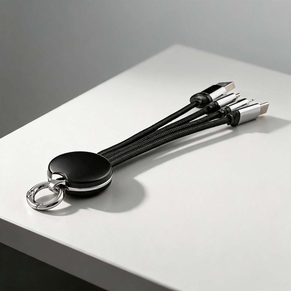 Boyle 4-in-1 Cable resting on a table edge