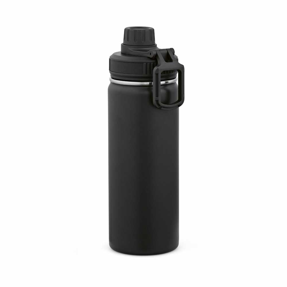 Salween Bottle rSS 560ml in black with dual lid and handle