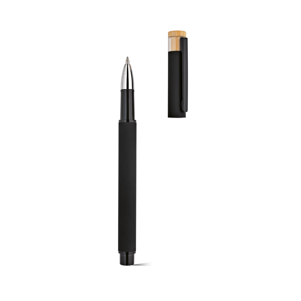 Thoreau Rollerball Pen rAluminium in black