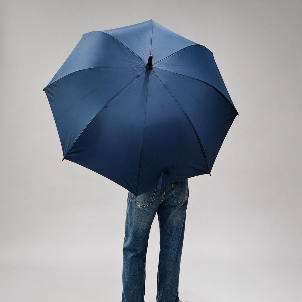 Joplin Umbrella rPET 23 inch held open in use