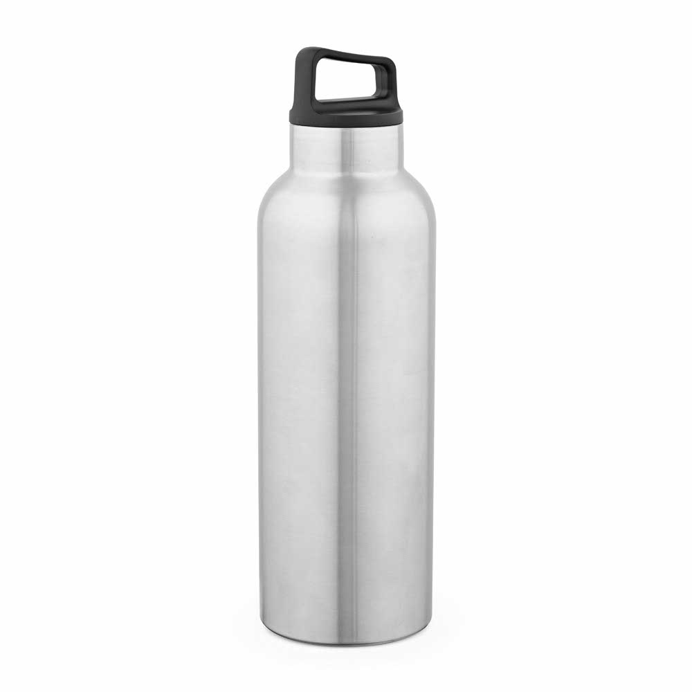 Zambezi 2000 Bottle rSS 2150ml in silver with black carry handle lid