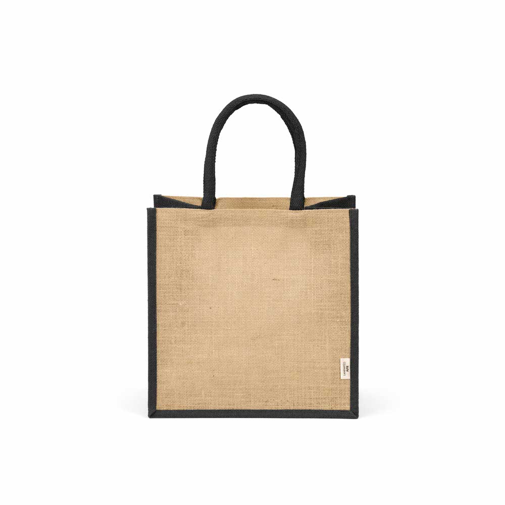 Nuptse Shopping Bag jute with black trim